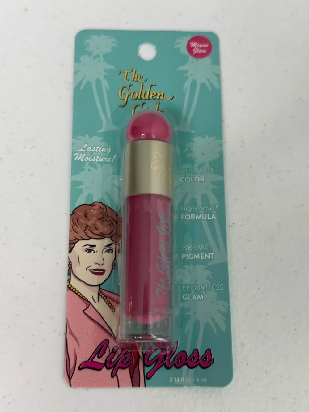 Golden Girls Blanche Pink Lip Gloss New Collectible Beauty